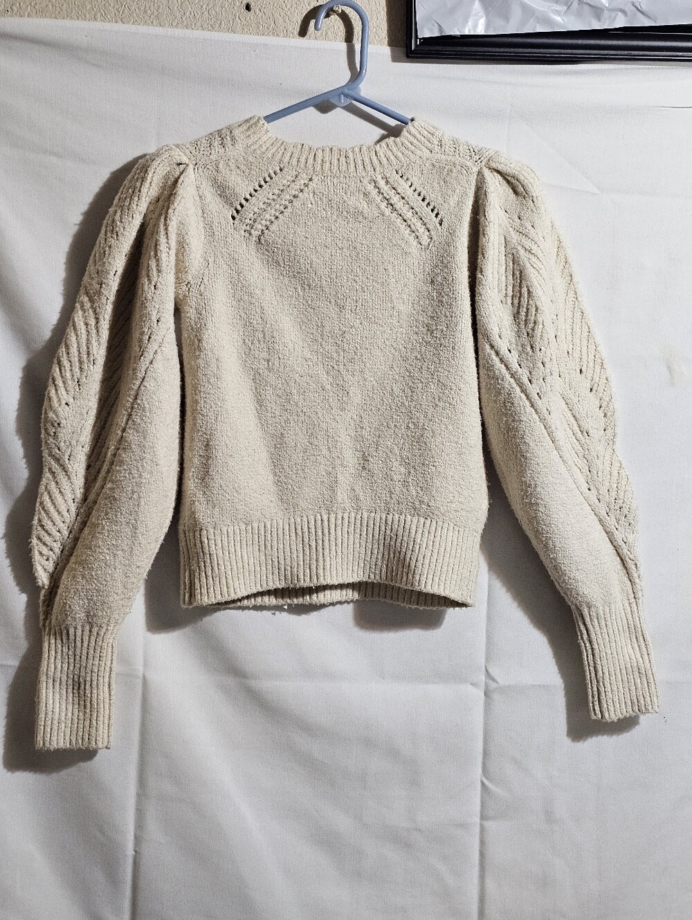 By Anthropologie Scalloped Collar Sweater Size XXS - Picture 7 of 12